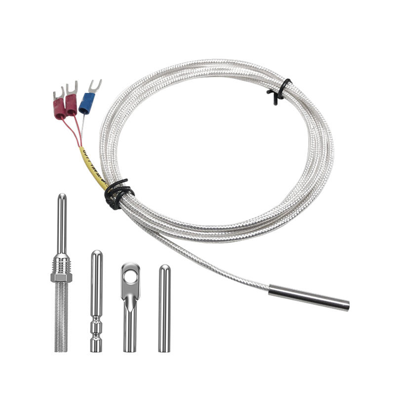 WZP-035 Sonda PT100 Kabel 5 × 35 mm 1–20 m Platynowy termometr oporowy RTD Odporny na korozję, wodoodporny, antykorozyjny czujnik temperatury